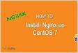 Como instalar o NGINX no CentOS 7